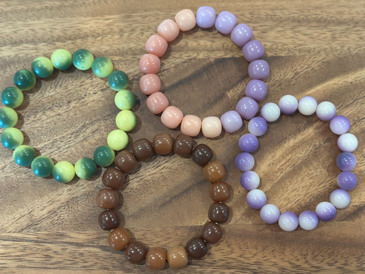 4 Luxe Bodhi Bead Bracelets (Handmade)